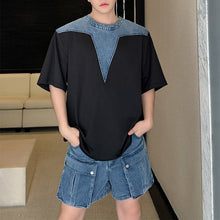 Load image into Gallery viewer, Denim Patchwork Big Pocket Suit