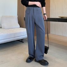Load image into Gallery viewer, Lyocell Tencel Loose Straight Leg Casual Pants