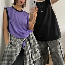 Load image into Gallery viewer, Retro Contrast Casual Vest