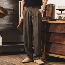 Load image into Gallery viewer, Lyocell Draped Straight Leg Casual Pants
