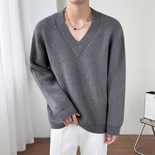 Load image into Gallery viewer, V-neck Pullover Knit Sweater