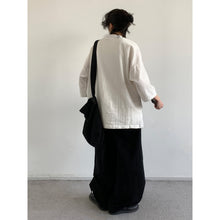 Load image into Gallery viewer, Loose Vintage Cotton and Linen Shirt Top