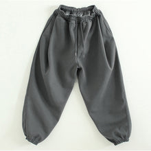 Load image into Gallery viewer, Solid Color Casual Sports Sweatshirt Loose Wide Leg Sweatpants
