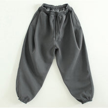 Load image into Gallery viewer, Solid Color Casual Sports Sweatshirt Loose Wide Leg Sweatpants