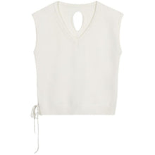 Load image into Gallery viewer, V Neck Back Hollow Knit Vest