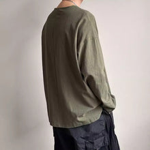 Load image into Gallery viewer, Crew Neck Linen Casual Loose T-shirt