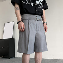 Load image into Gallery viewer, Keyhole Drawstring Casual Shorts