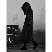Load image into Gallery viewer, Black Loose Hooded Jacket