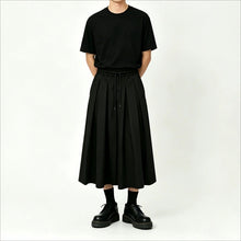 Load image into Gallery viewer, Japanese High-Waisted Pleated Casual Culottes