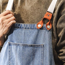Load image into Gallery viewer, Vintage Loose Cargo Denim Overalls with Detachable Straps