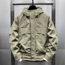 Load image into Gallery viewer, Hooded Loose Cotton Jacket