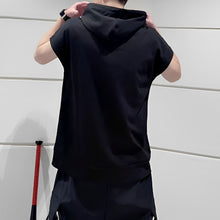 Load image into Gallery viewer, Printed Sports Loose Vest Hoodie