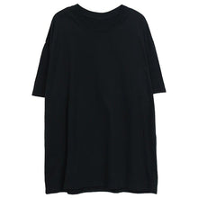 Load image into Gallery viewer, Solid Color Cotton Round Neck T-Shirt