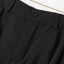 Load image into Gallery viewer, Slim-Fit Tapered Dress Trousers with Fluid Drape