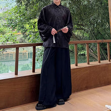 Load image into Gallery viewer, Long-sleeved Patterned Jacquard Loose Casual Shirt