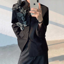 Load image into Gallery viewer, Orchid Stand Collar Slim Fit Blazer