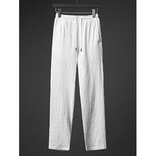 Load image into Gallery viewer, Retro Ice Silk Short Sleeve V-Neck Shirt Drawstring Trousers Two-Piece Set