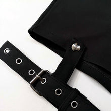 Load image into Gallery viewer, Detachable Leg Loop High Waist Slim Fit Shorts