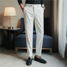 Load image into Gallery viewer, Corduroy Casual Business Straight Pants