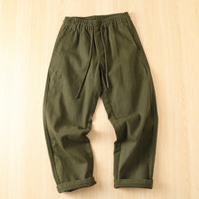 Load image into Gallery viewer, Thick Brushed Cotton Loose Straight Pants