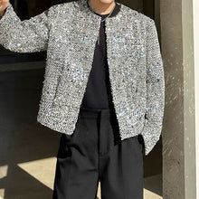 Load image into Gallery viewer, Sequined Stage Loose Short Jacket