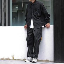 Load image into Gallery viewer, Japanese Loose Solid Color Shirt