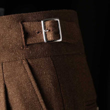 Load image into Gallery viewer, Italian Casual High Waist Retro Straight Suit Trousers