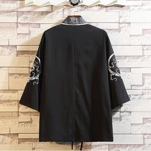 Load image into Gallery viewer, Crane Embroidered Short-sleeved Top