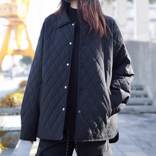 Load image into Gallery viewer, Retro Quilted Diamond Pattern Jacket
