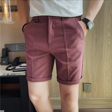 Load image into Gallery viewer, Semi Elastic Waist Casual Shorts