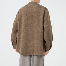 Load image into Gallery viewer, Stand Collar Retro Loose Casual Shirt