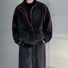 Load image into Gallery viewer, Stand-up Collar Sports Jacket and Casual Loose Pants Two-piece Set