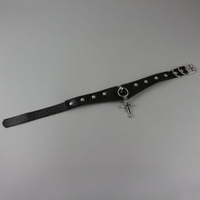 Load image into Gallery viewer, Cross Punk Metal Clavicle Chain