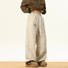 Load image into Gallery viewer, Contrast Checkered Cotton Thickened Casual Trousers