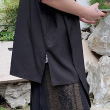 Load image into Gallery viewer, Irregular Shawl Retro Short-sleeved Top