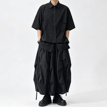 Load image into Gallery viewer, Japanese Loose High-waisted Wide-leg Skirt-Pants