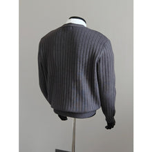Load image into Gallery viewer, V-neck Striped Knit Cardigan