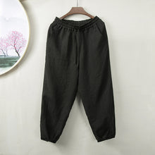 Load image into Gallery viewer, Summer Linen Lace-Up Trousers