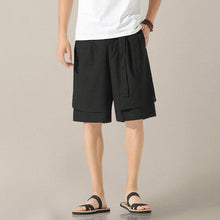 Load image into Gallery viewer, Summer Breathable Cotton Linen Shorts