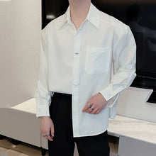 Load image into Gallery viewer, Casual Solid Color Loose Long Sleeve Shirt