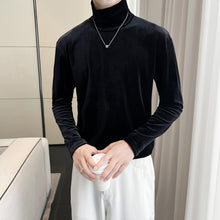 Load image into Gallery viewer, Velvet Turtleneck Bottoming Shirt