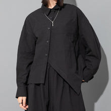 Load image into Gallery viewer, Irregular Slit Long Sleeve Shirt