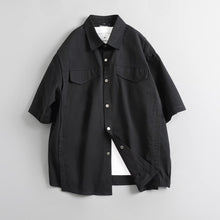 Load image into Gallery viewer, Casual Retro Solid Color Loose T-shirt