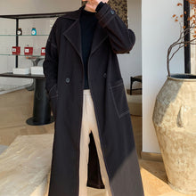 Load image into Gallery viewer, Topstitched Above-the-knee Trench Coat