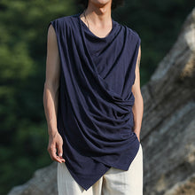 Load image into Gallery viewer, Summer Cotton Linen Sleeveless Vest