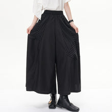 Load image into Gallery viewer, Women's Wide-Leg Pants with Asymmetric Elastic Waist