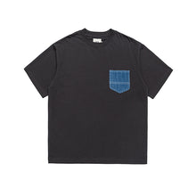 Load image into Gallery viewer, 300g Heavyweight Denim Pocket Loose T-Shirt