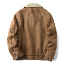 Load image into Gallery viewer, Suede Vintage Plus Velvet Warm Jacket