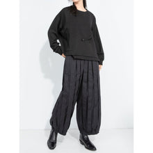 Load image into Gallery viewer, Women's Elastic-waist Pleated Draped Loose Balloon Pants
