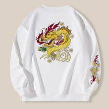 Load image into Gallery viewer, Crew Neck Loose Fit Embroidered Sweatshirt